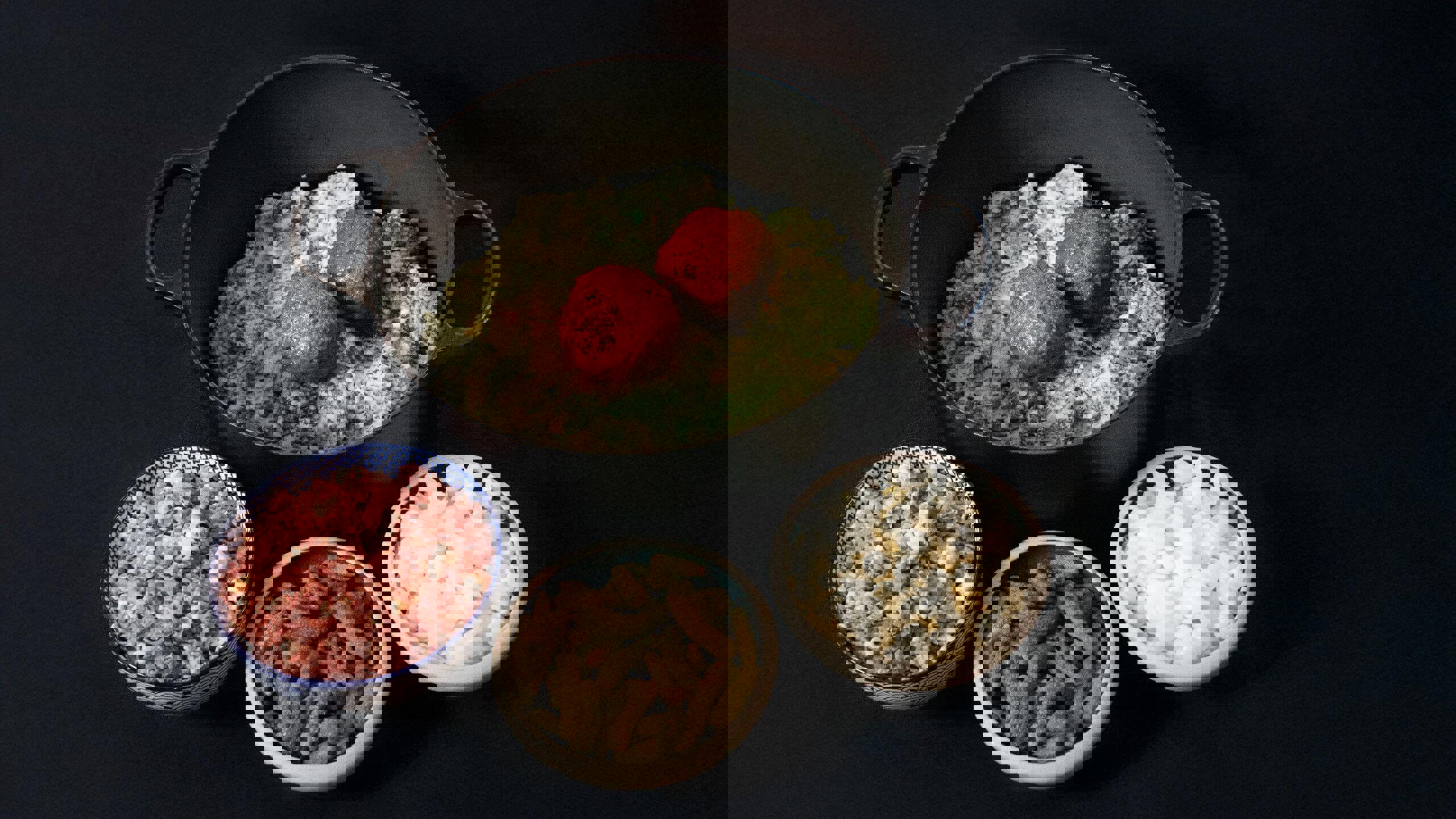 Stamppot met gehaktballen