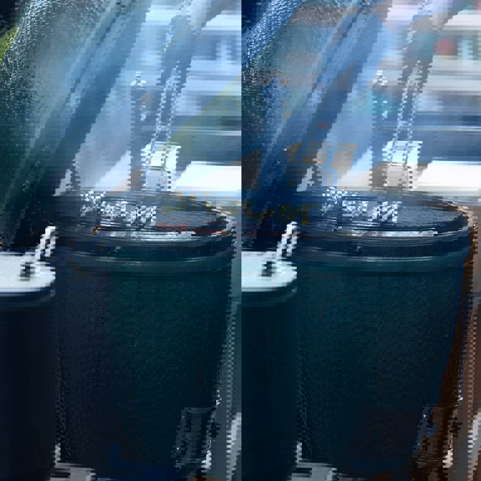 Asperges op Big Green Egg